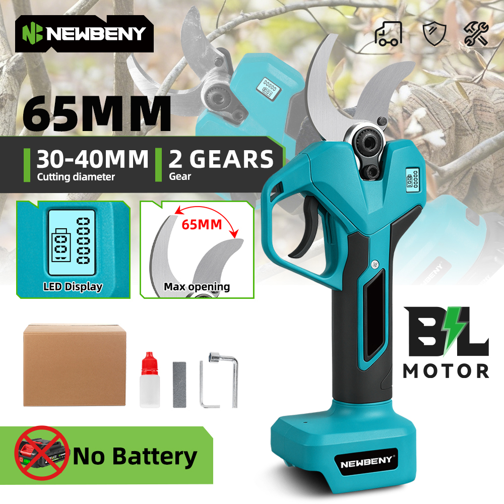 Pruning Shears - NEWBENY 65MM Cordless Electric Pruning Shears