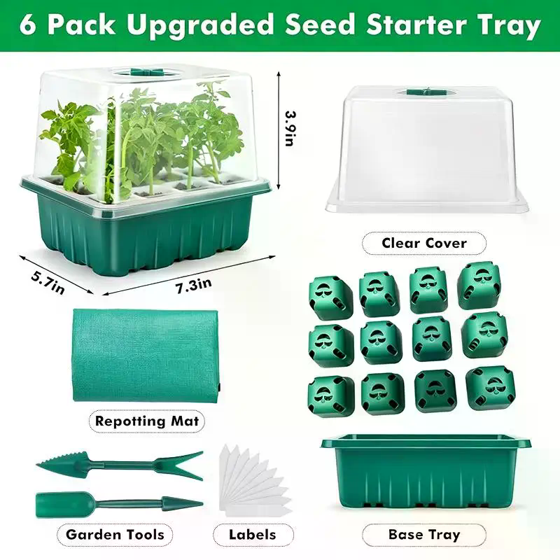 Propagation Tray Dome - Seed Starter Tray With Humidity Dome