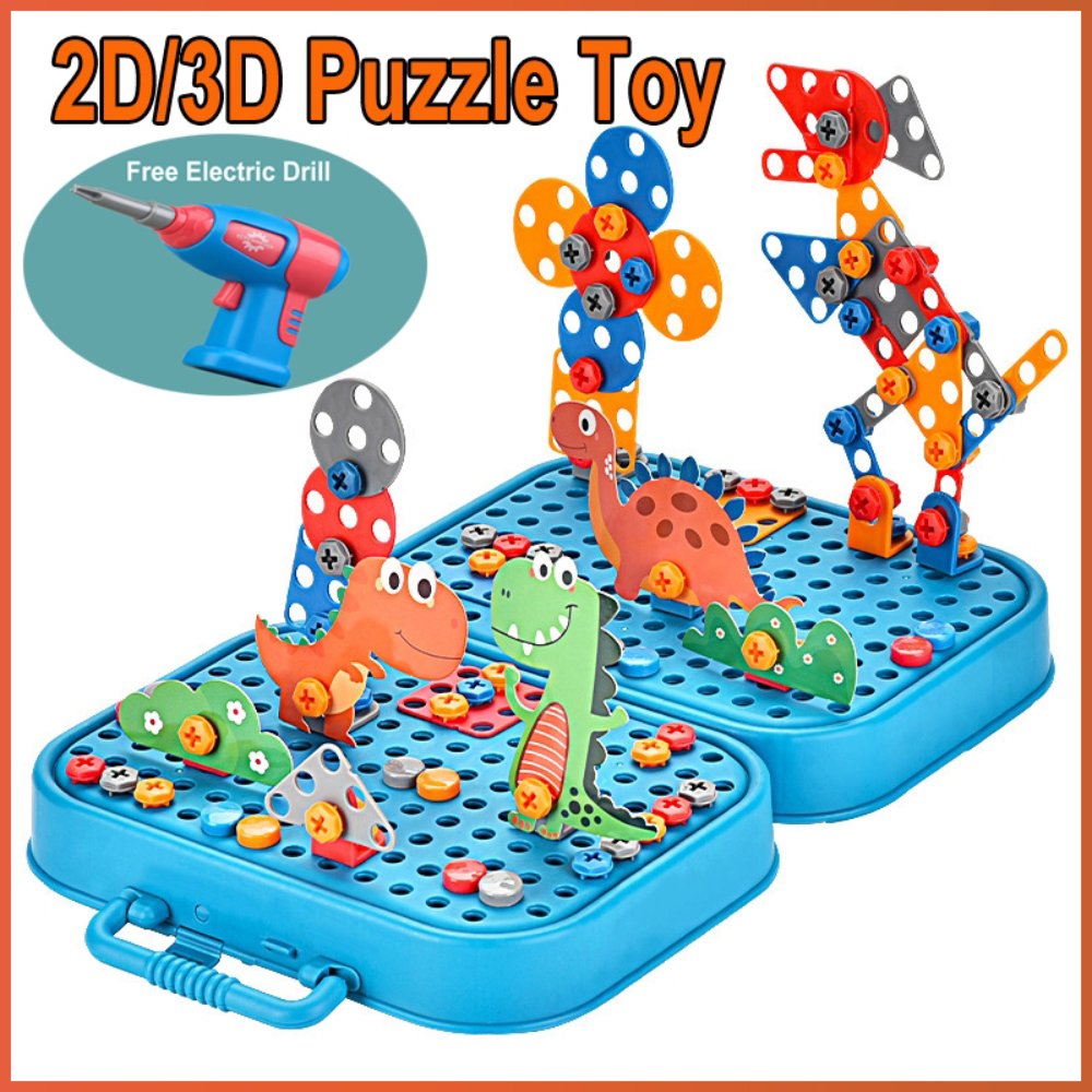 Gardening Tools For Kids - 450Pcs Kids STEM Drill Set Creative