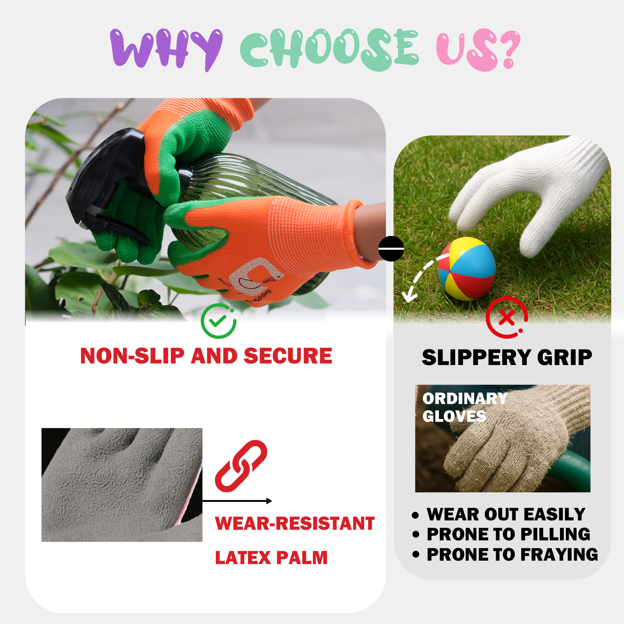 4 Pairs Kids Gardening Gloves  - Gardening Tools For Kids 评论和价格