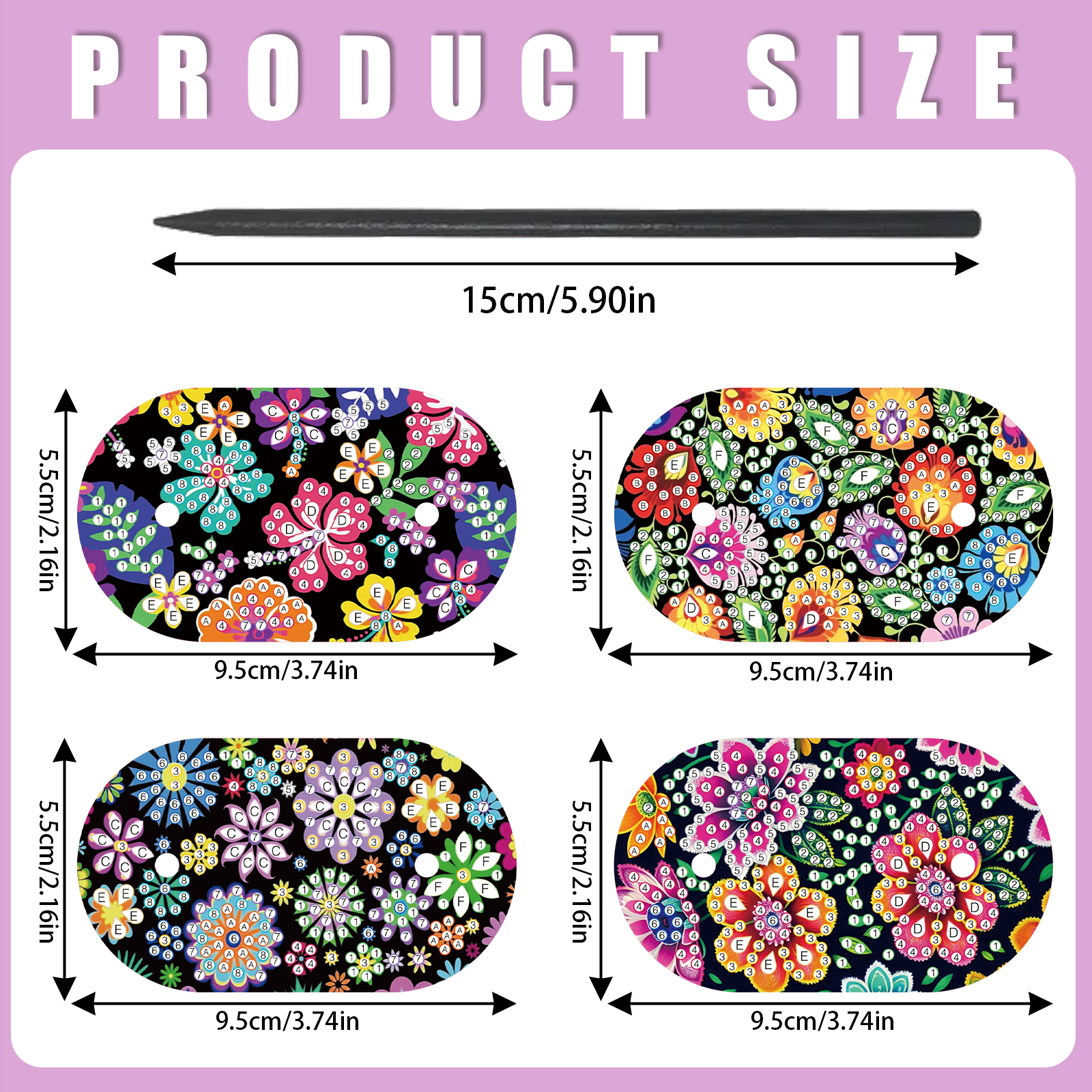 4Pcs Diamond Art Painting Elli - Gardening Tools Diy 评论和价格