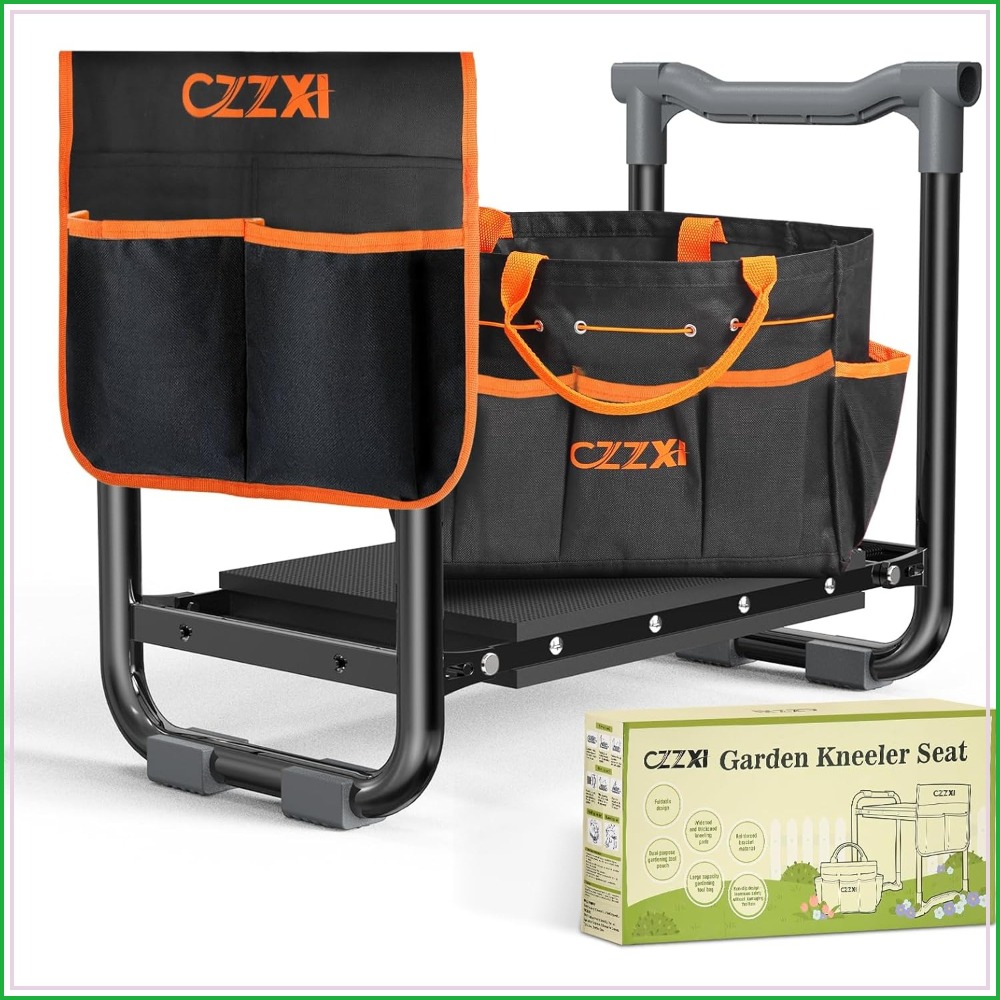 Garden Kneeler and Seat, Wider - Gardening Tools For Seniors 评论和价格