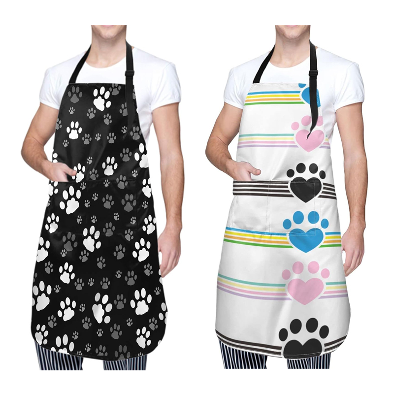 Funny Dog Paw Animal Apron wit - Gardening Tools For Women 评论和价格