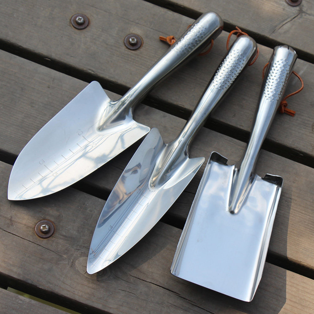 1Set Stainless Steel Hand Shov - Gardening Tools For Seniors 评论和价格