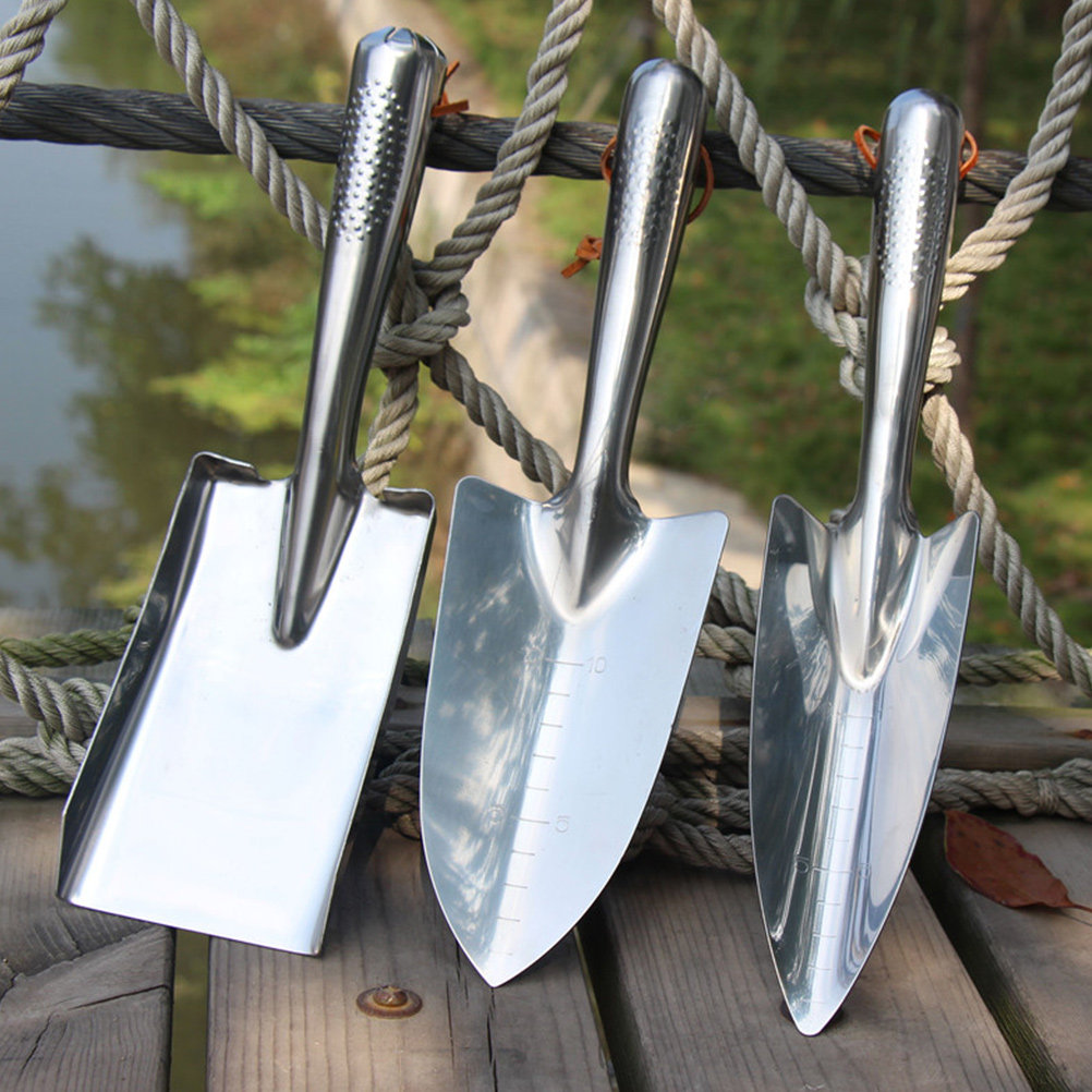 1Set Stainless Steel Hand Shov - Gardening Tools For Seniors 评论和价格