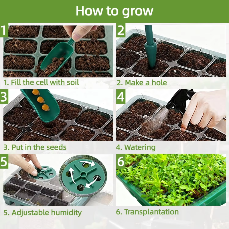 Seed Starter Tray Mini Greenho - Propagation Tray Dome 评论和价格