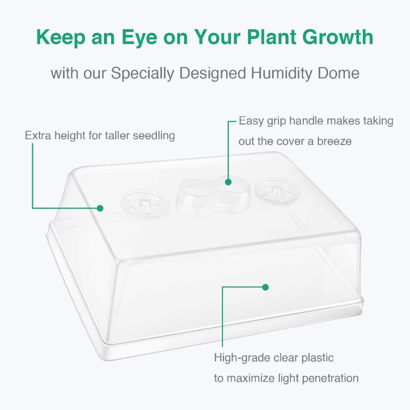 5-Inch plastic humidity dome f - Propagation Tray Dome 评论和价格