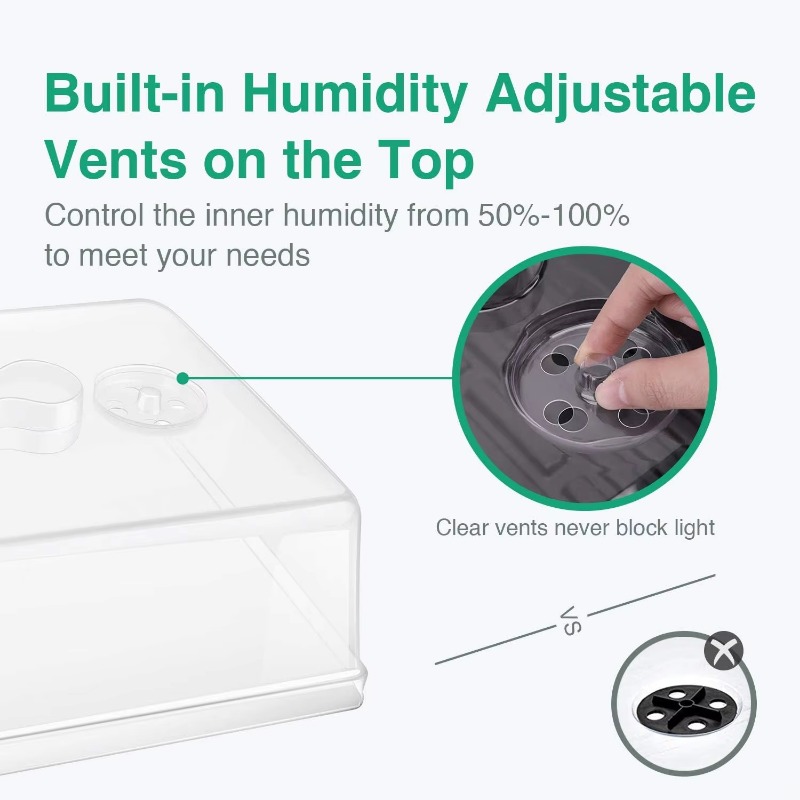 5-Inch plastic humidity dome f - Propagation Tray Dome 评论和价格