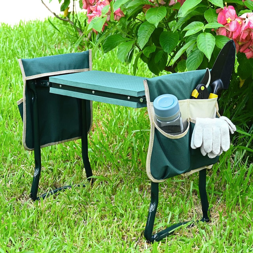 Foldable Garden Kneeler & Seat - Gardening Tools For Seniors 评论和价格