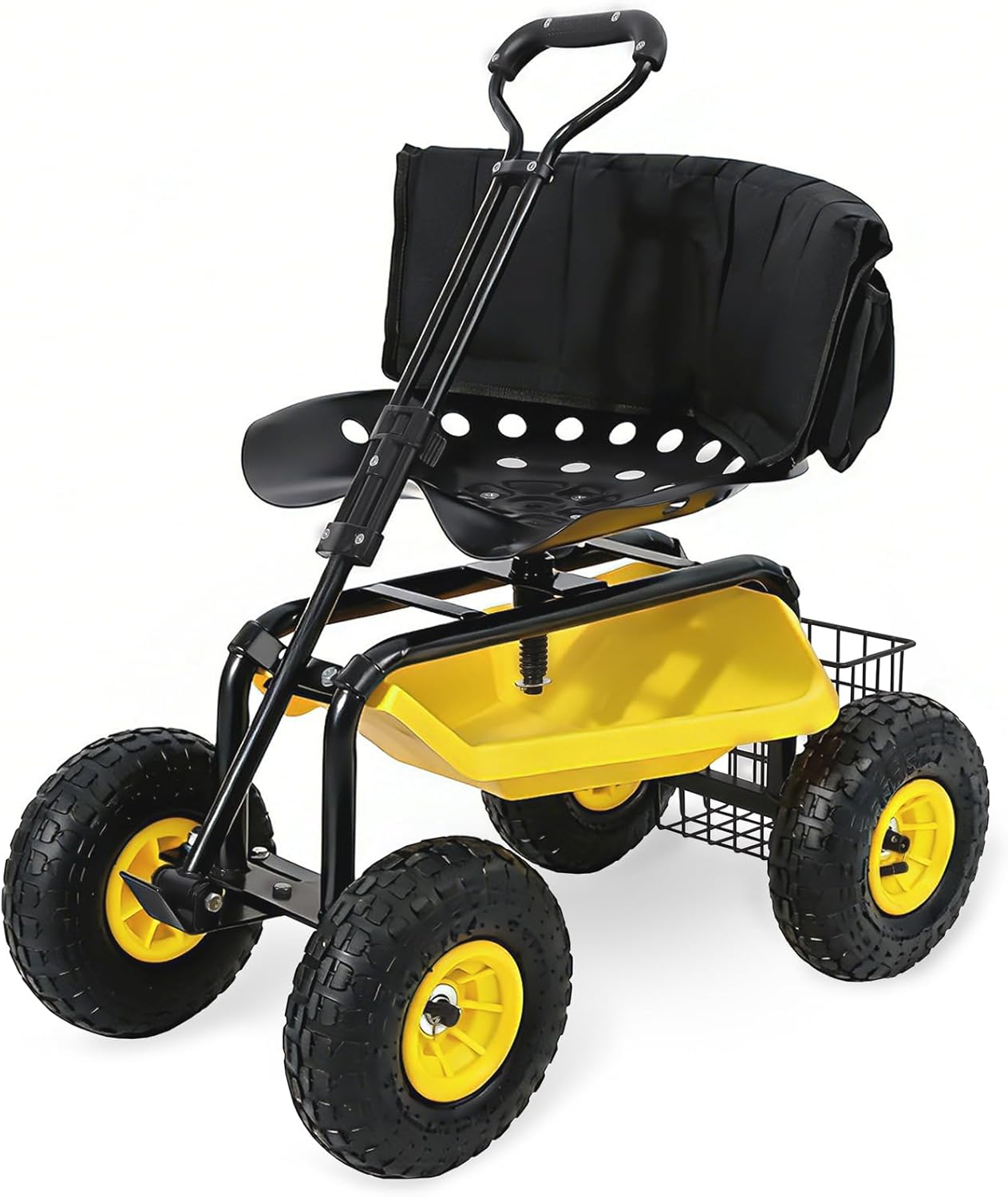 Heavy Duty Garden Scooter with - Gardening Tools For Seniors 评论和价格