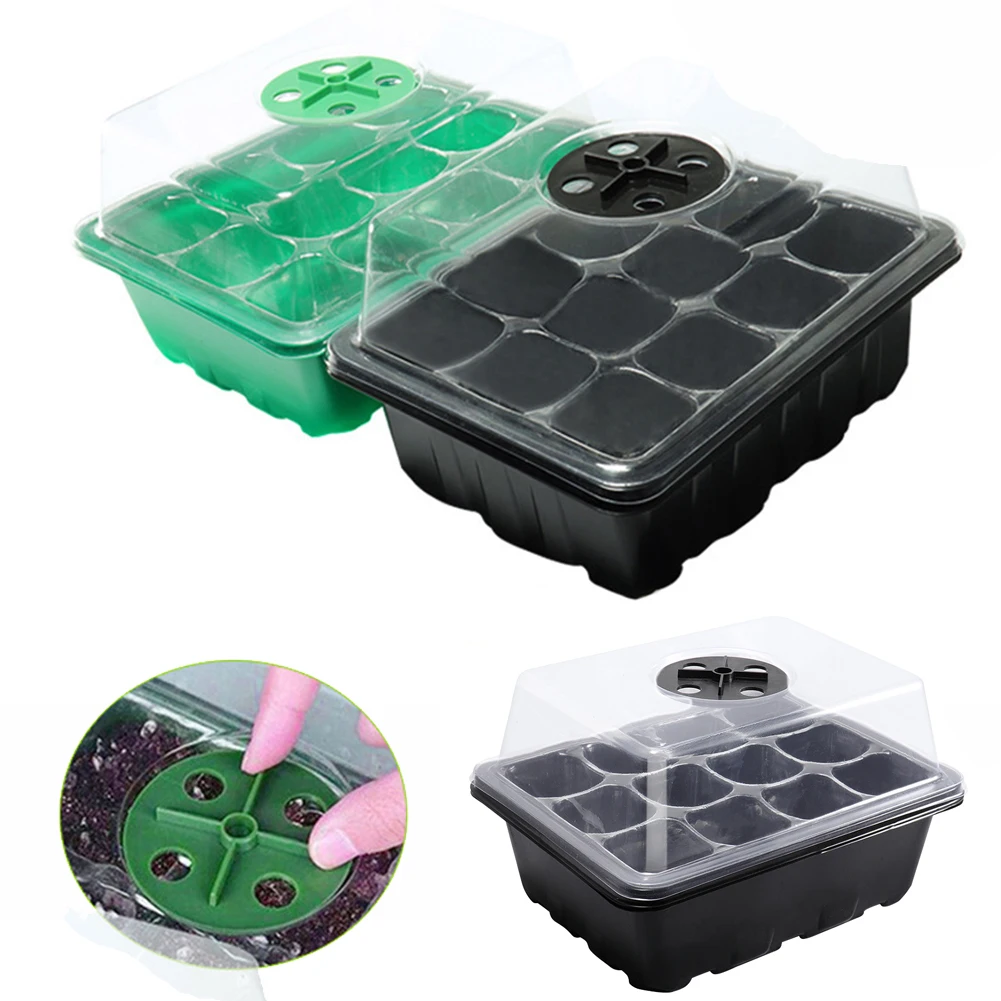 12 Holes Seed Starter Tray wit - Propagation Tray Dome 评论和价格