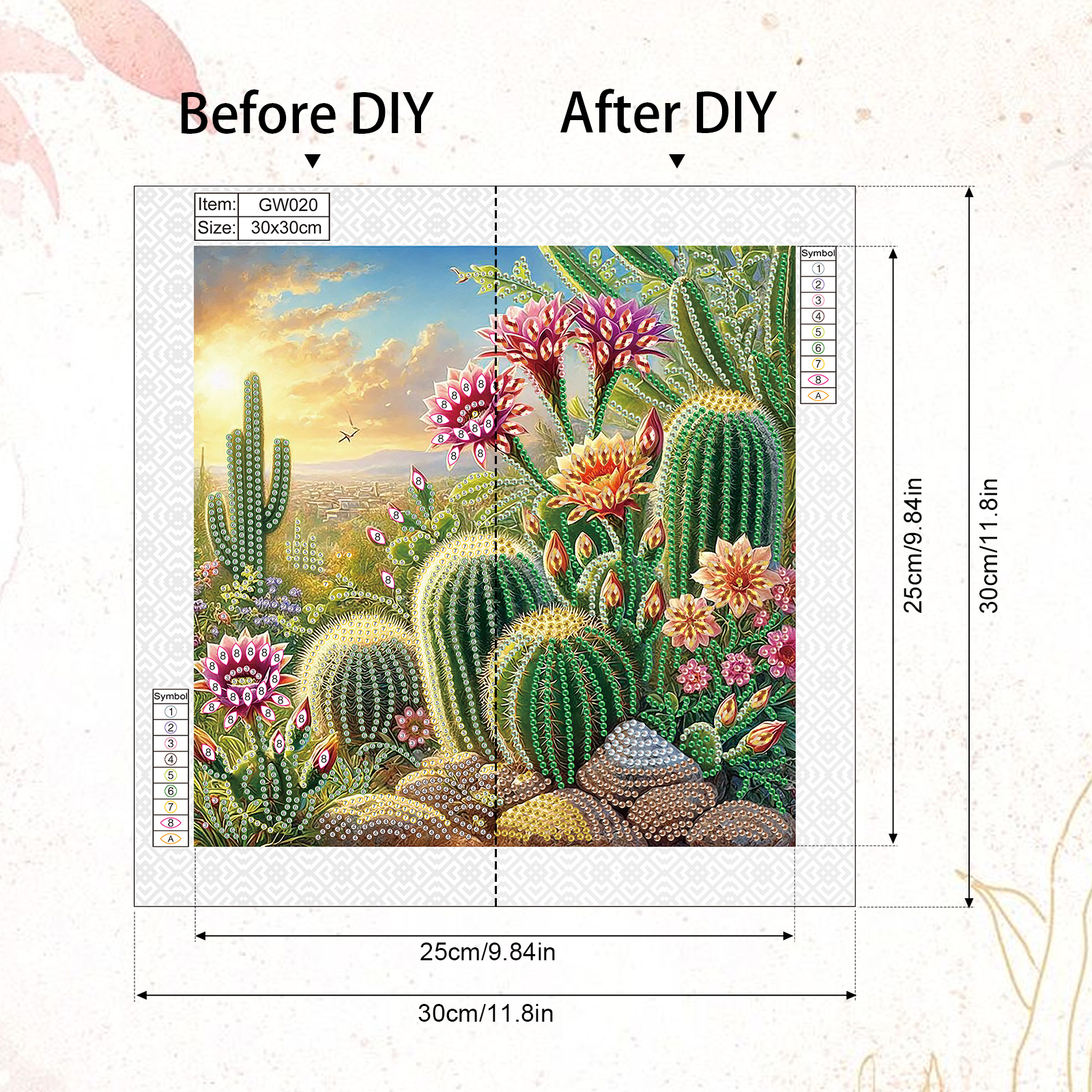 5D DIY Diamond Painting Flower - Gardening Tools Diy 评论和价格