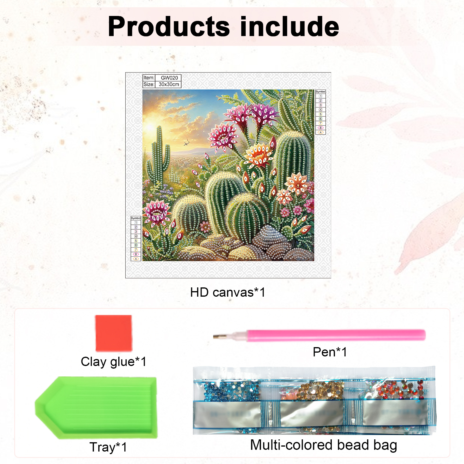5D DIY Diamond Painting Flower - Gardening Tools Diy 评论和价格