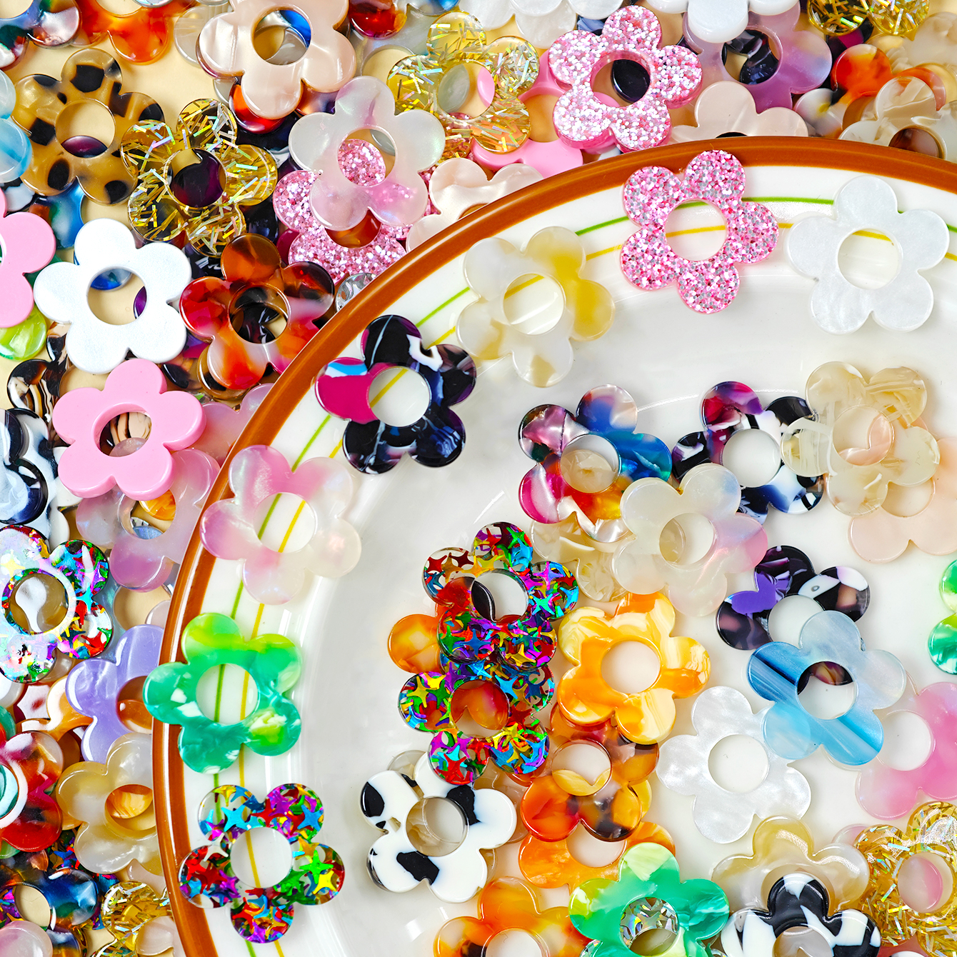 Cute Colorful Sequin Acrylic F - Gardening Tools Diy 评论和价格