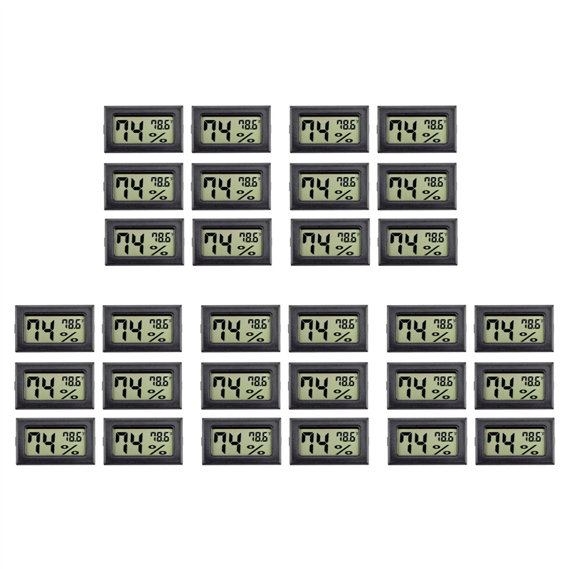 B97A-30Pack Mini Hygrometer In - Greenhouse Mini Indoor 评论和价格