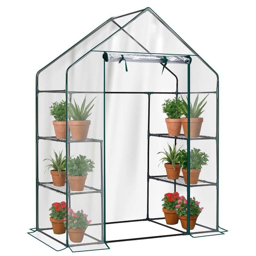 Mini Walk-in Greenhouse with P - Greenhouse Mini Indoor 评论和价格