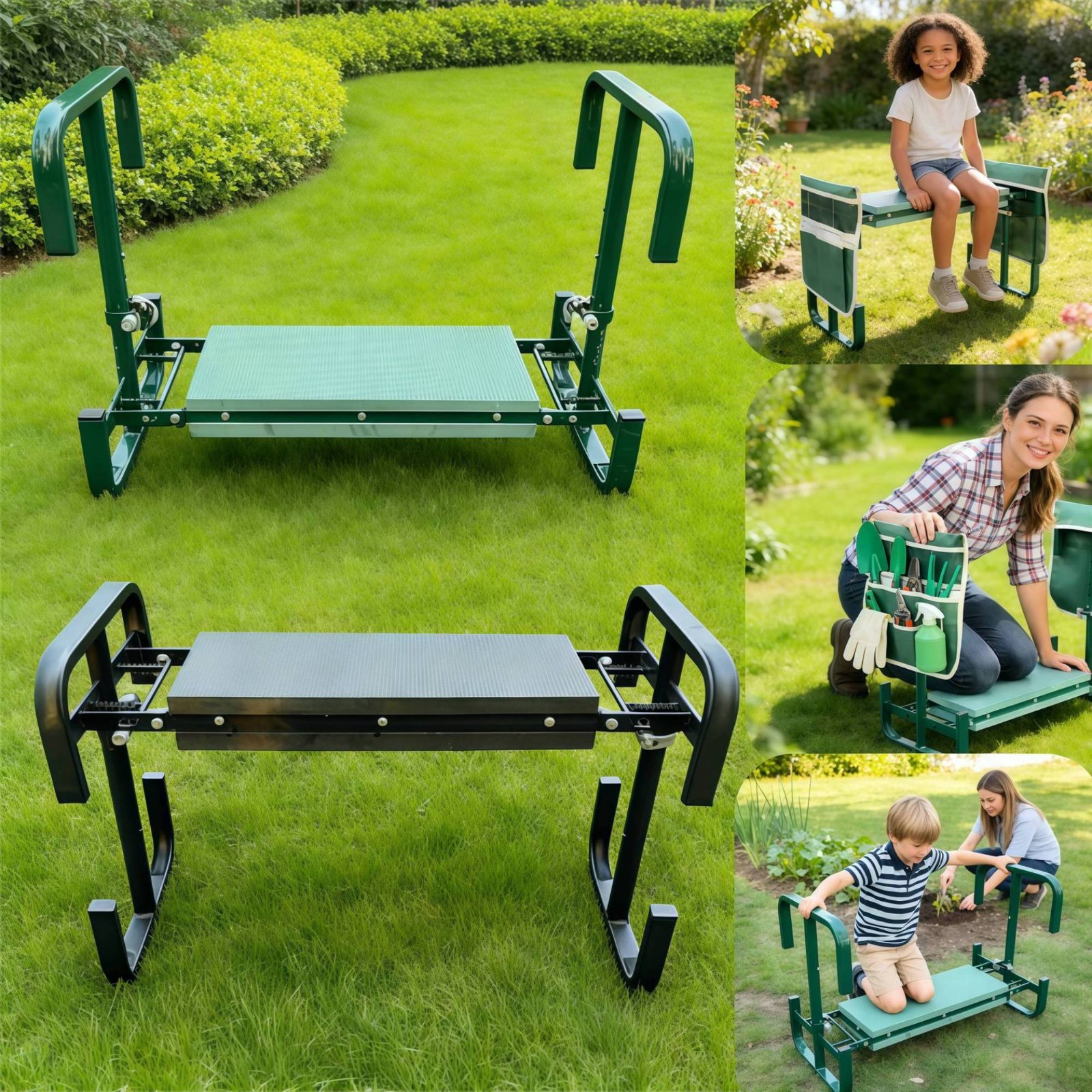 2In1 Garden Kneeler and Seat H - Gardening Tools For Seniors 评论和价格