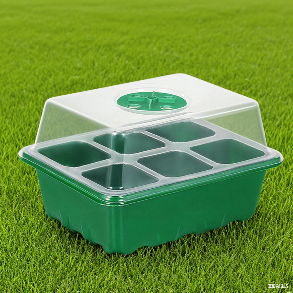6/12 Holes Seed Starter Tray W - Propagation Tray Dome 评论和价格