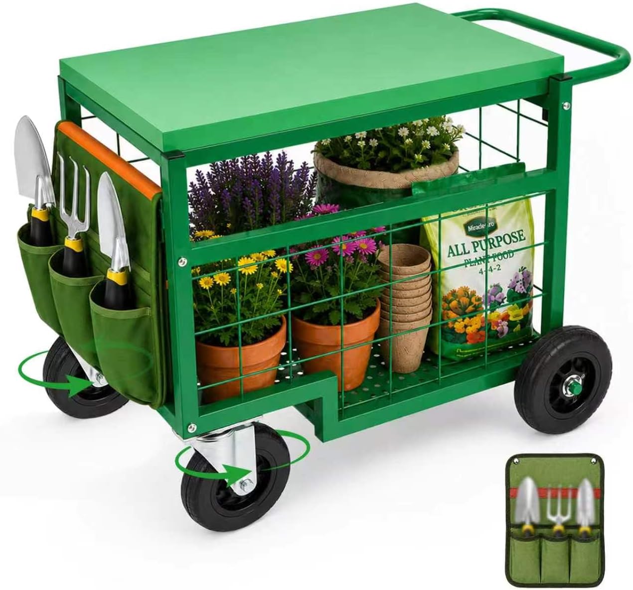 Heavy-Duty Upgraded Swiveling  - Gardening Tools For Seniors 评论和价格