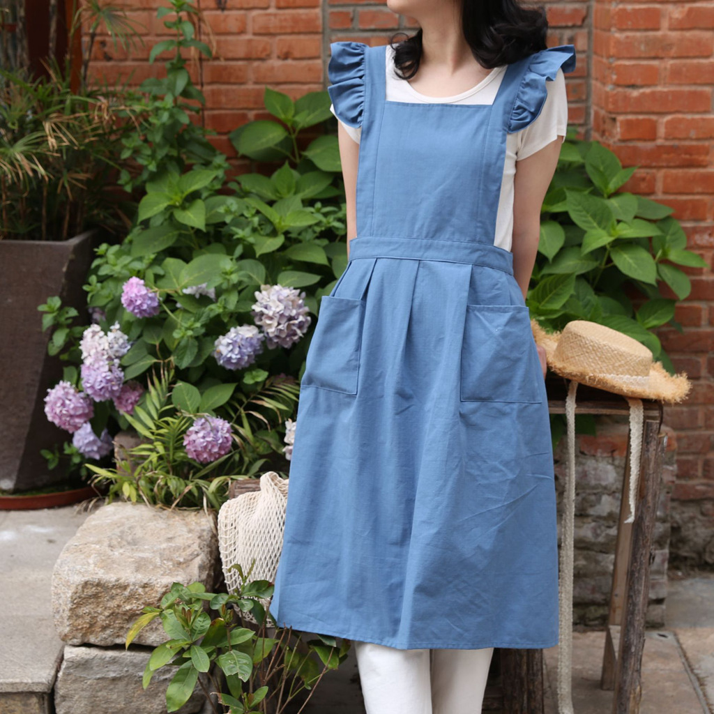 Washed Cotton Linen Retro Kitc - Gardening Tools For Women 评论和价格