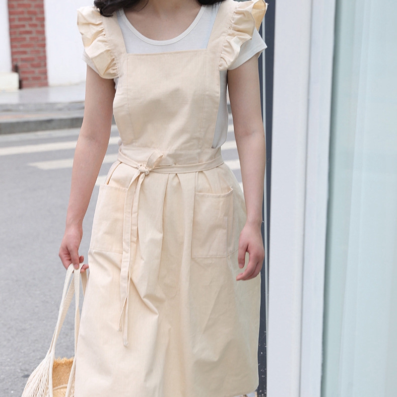 Washed Cotton Linen Retro Kitc - Gardening Tools For Women 评论和价格