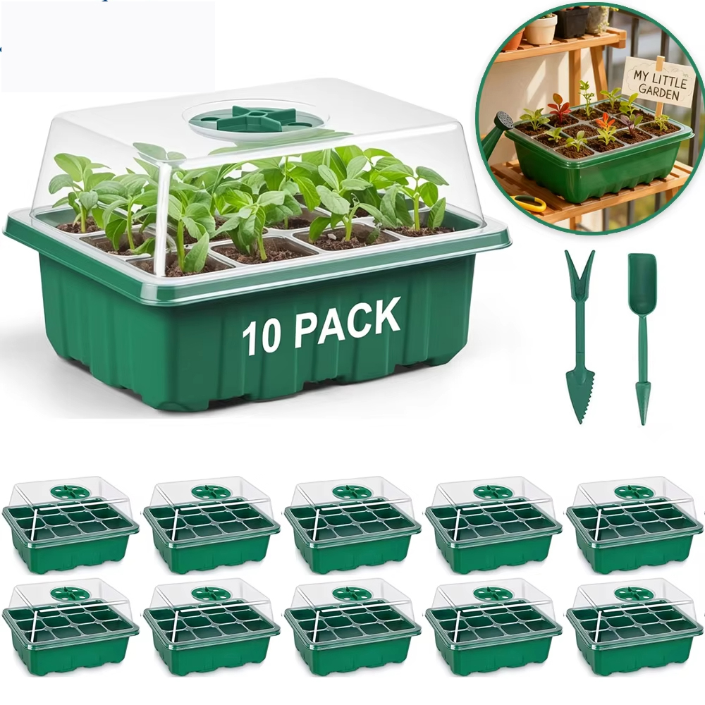 3Pcs Seed Starter Tray Mini Gr - Propagation Tray Dome 评论和价格
