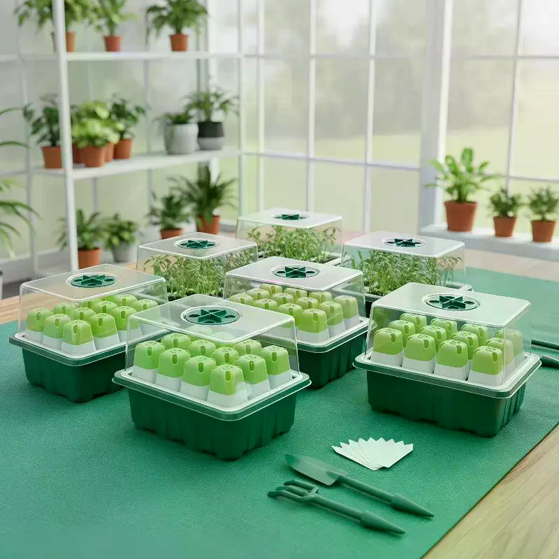 1Set Seed Starter Tray Mini Gr - Propagation Tray Dome 评论和价格