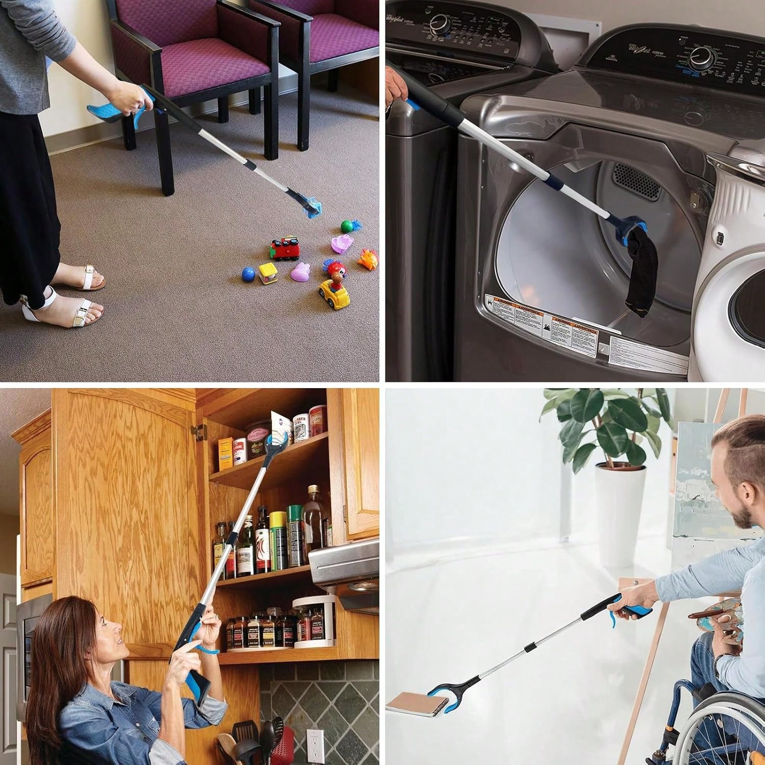 Foldable Grabber Reacher Tool  - Gardening Tools For Seniors 评论和价格