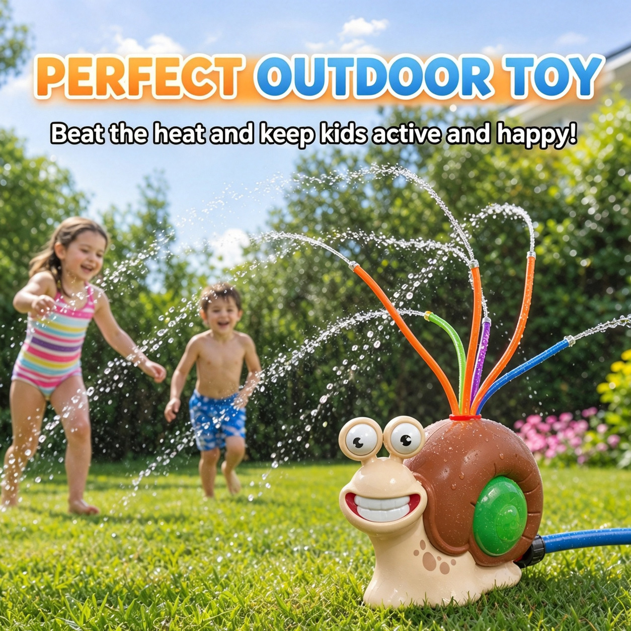 Water Spray Outdoor Toy Snail  - Gardening Tools For Kids 评论和价格