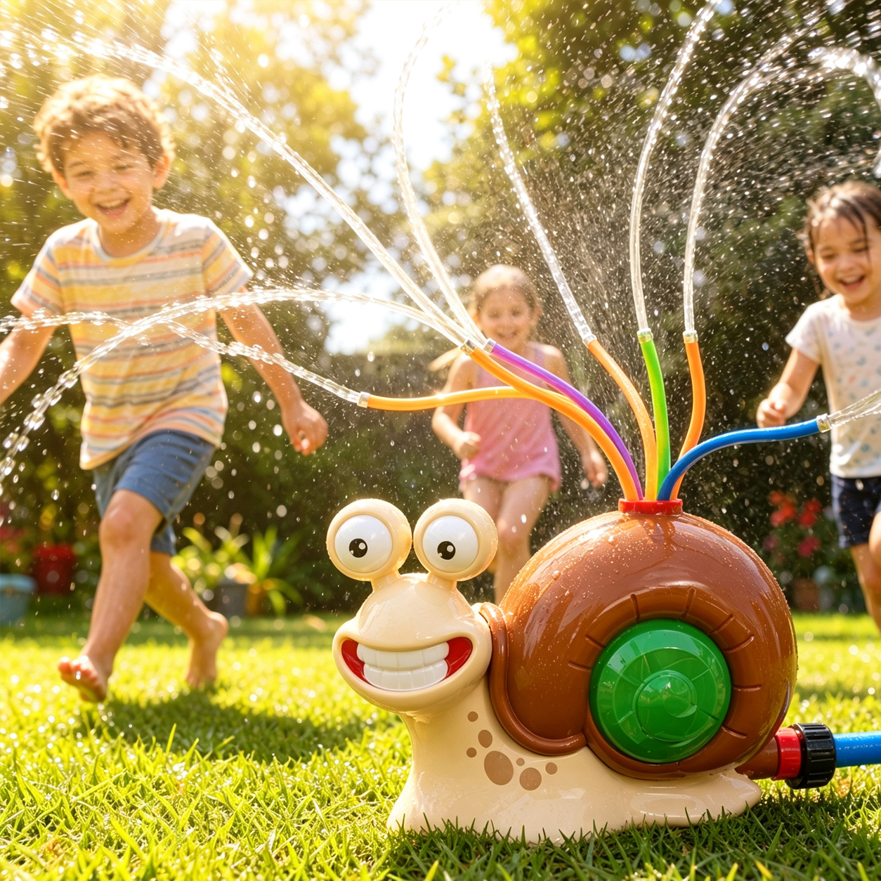 Water Spray Outdoor Toy Snail  - Gardening Tools For Kids 评论和价格