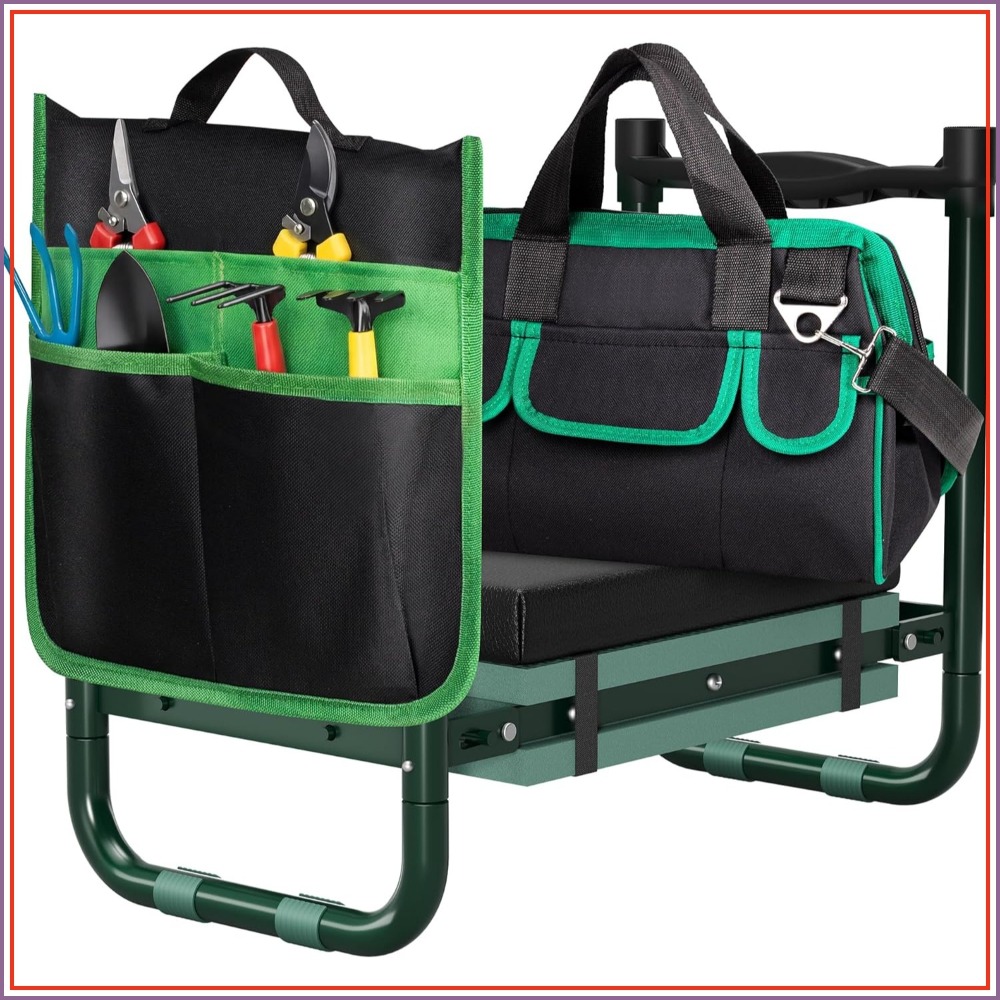 Garden Kneeler and Seat, Folda - Gardening Tools For Seniors 评论和价格
